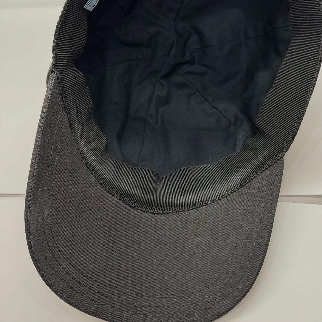 PRADA プラダ ブラック ナイロンキャップ Lサイズ 黒