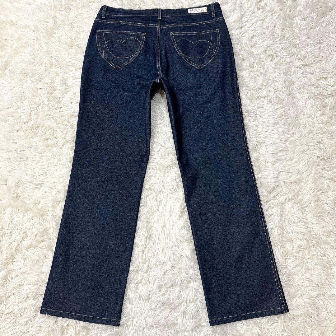 美品　B3 B-Three ビースリー　ストレッチデニムパンツ　美脚パンツ　40