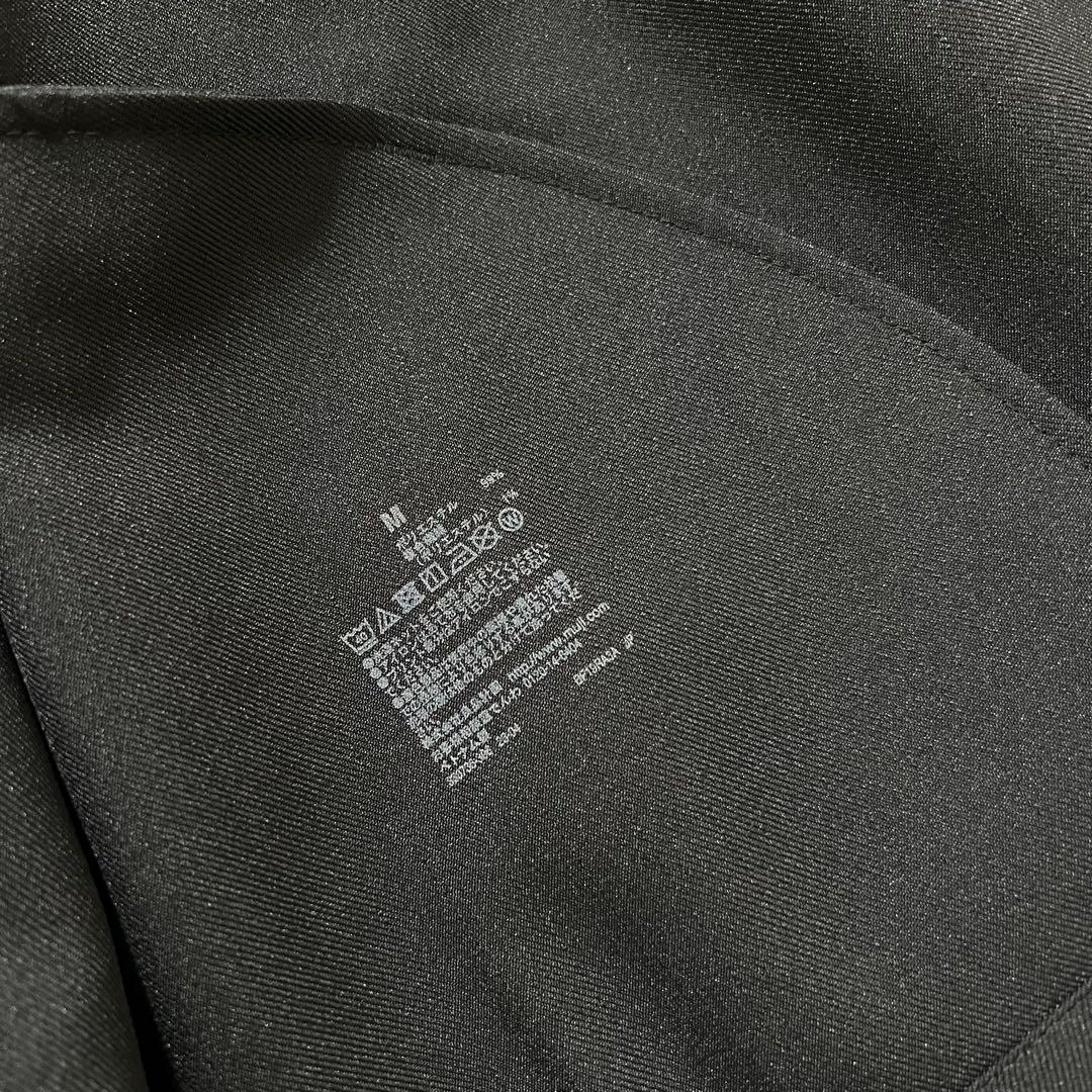 【美品】MUJI Labo 汚れが落ちやすいノーカラージャケット　無印　M 黒