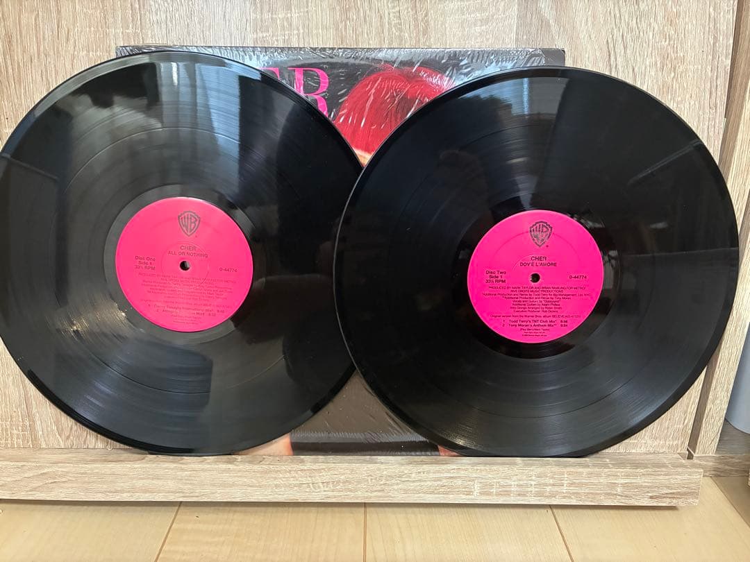 Cher All or Nothing 2枚組レコード