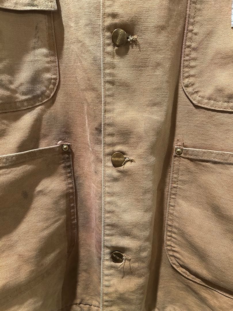Carhartt ミシガンチョアコート　80年代ダック地カバーオール