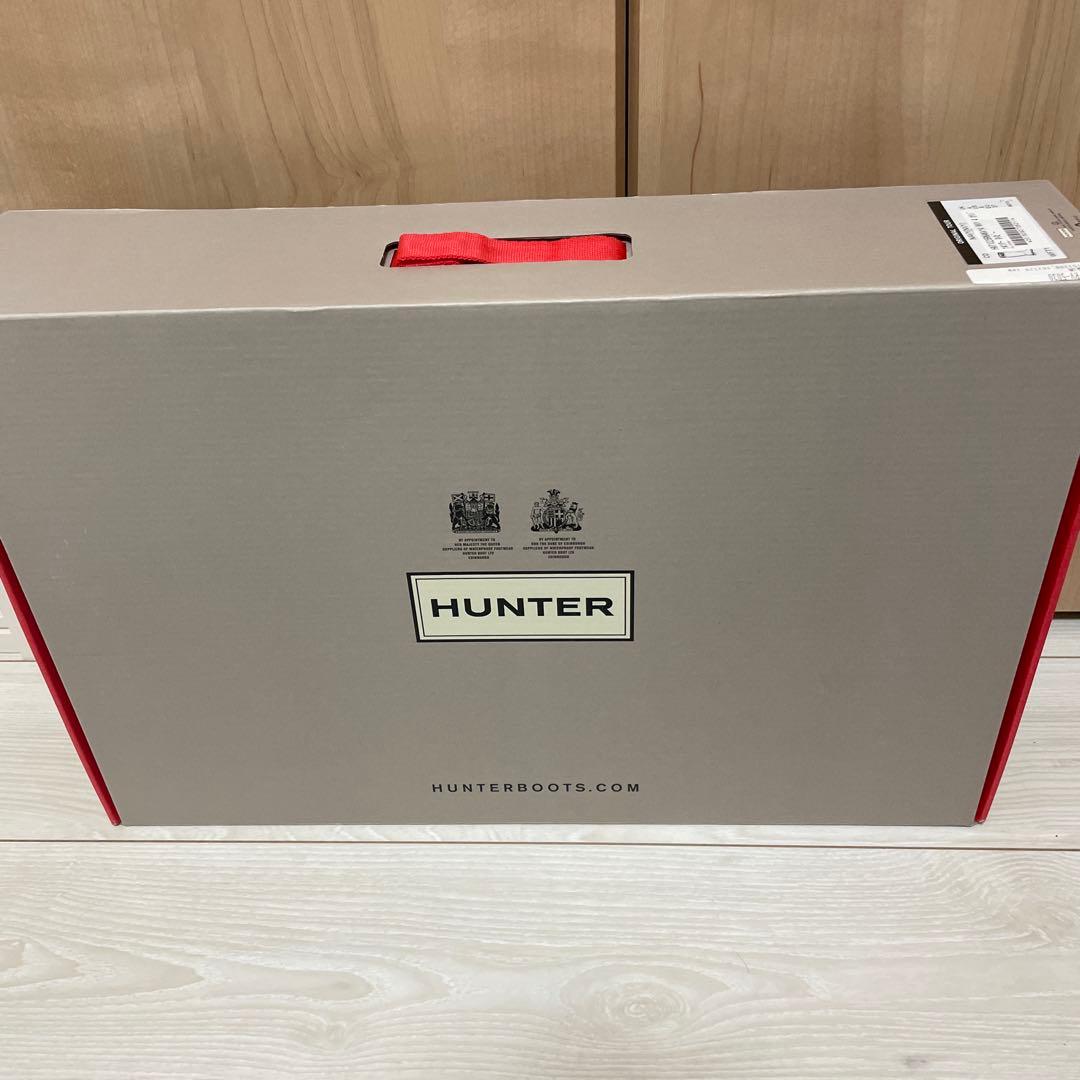 HUNTER ネイビー 長靴 バックル付き
