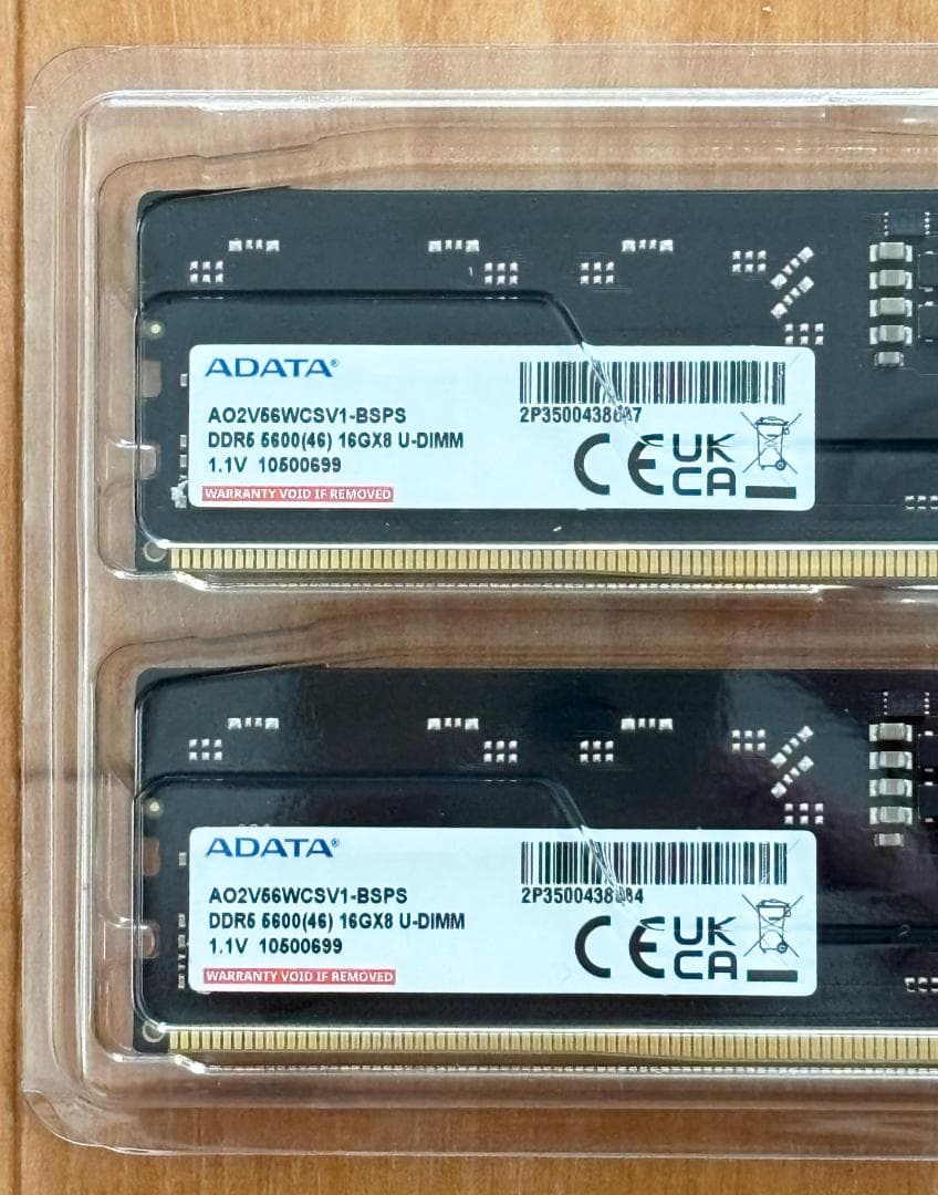 ADATA DDR5-5600 32GB(16GB×2枚) PC用メモリ