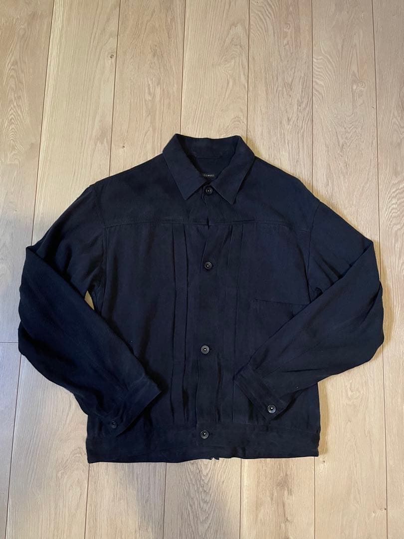 COMOLI コモリ シルクネップ TYPE-1ST ジャケット