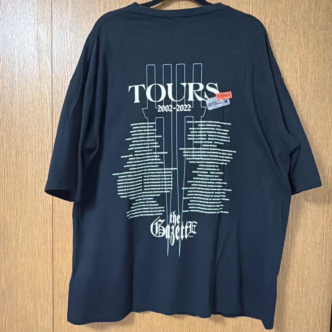 the GazettE 20周年記念メンバーTシャツ 黒 L/XL レア