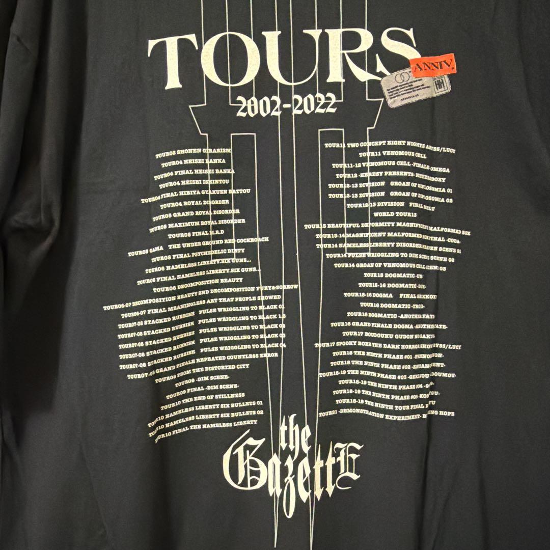 the GazettE 20周年記念メンバーTシャツ 黒 L/XL レア