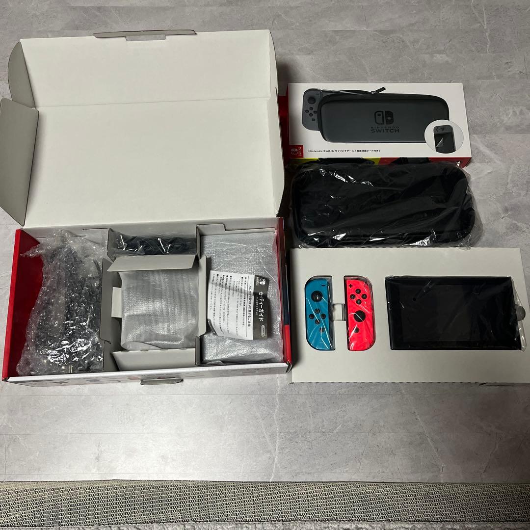 【美品】　Nintendo Switch本体美品(付属品全て込み)
