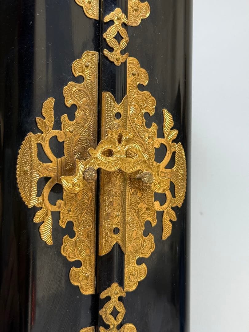 W 仏教具 厨子 阿弥陀如来仏像 金彩