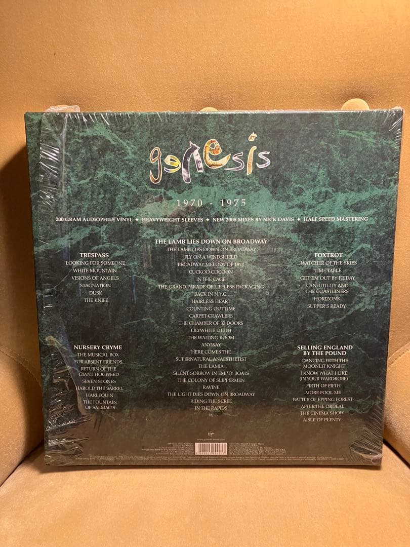 6LP GENESIS 1970-1975 Trespass Foxtrot等