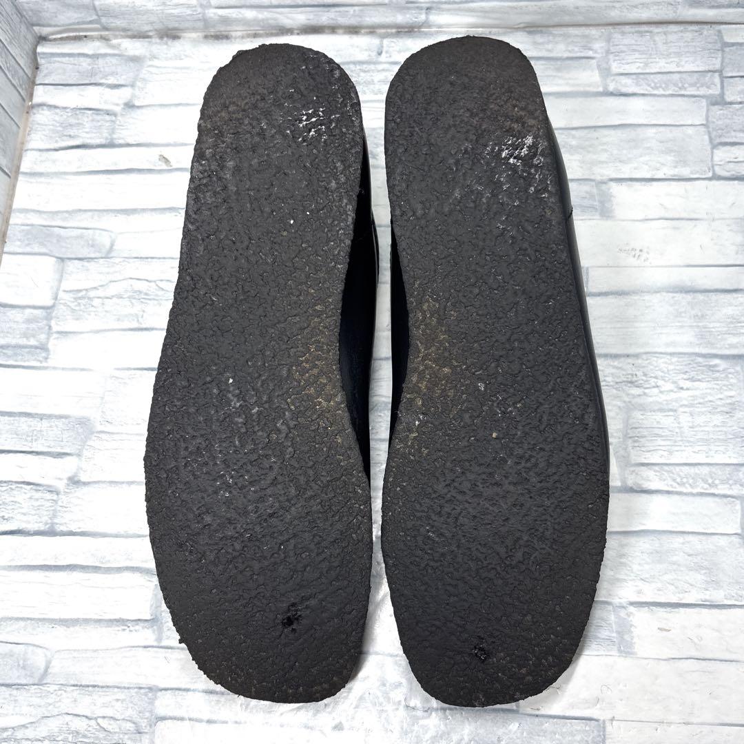 ✨極美品✨Clarks クラークス ワラビー レザー ブラック 25.5cm