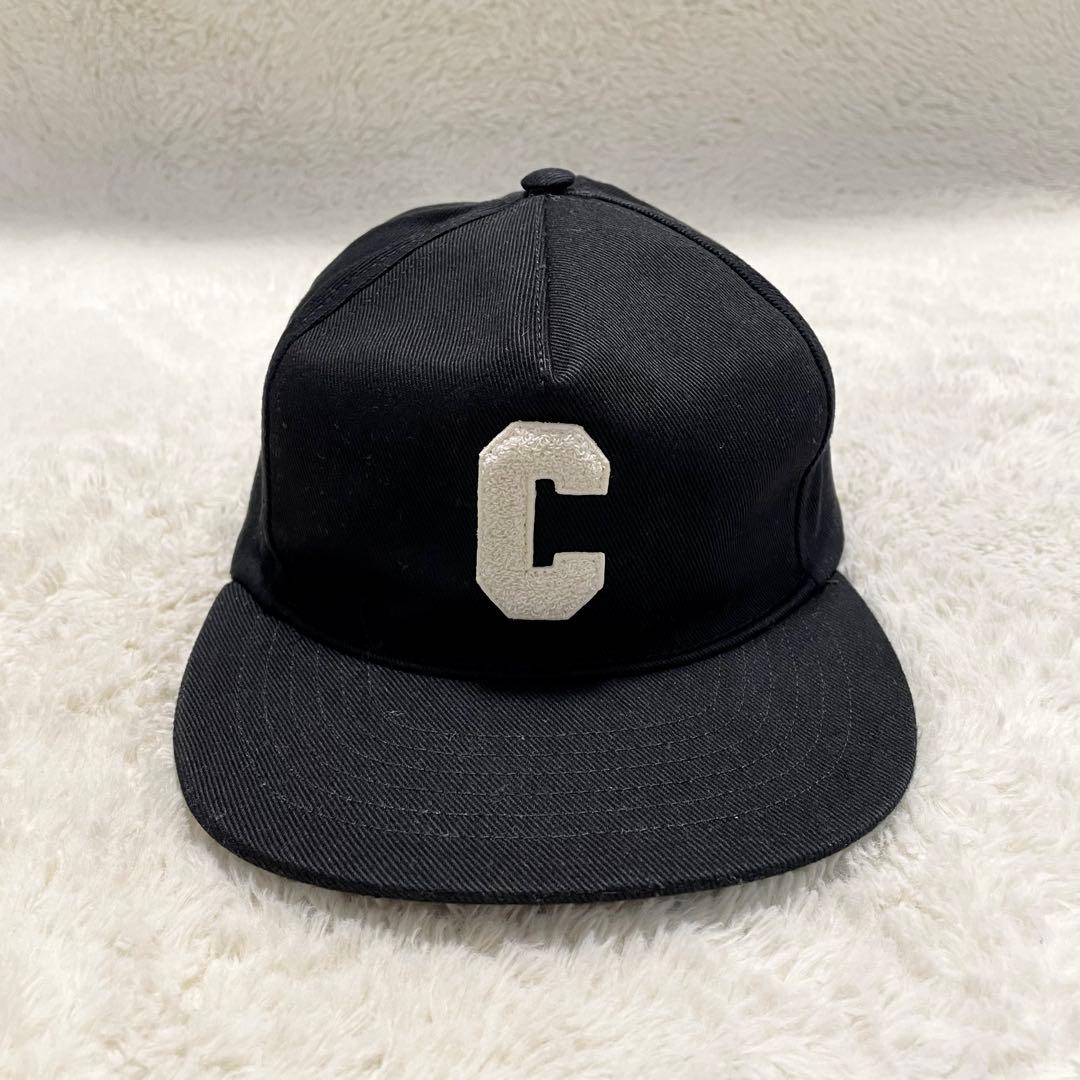 CELINE セリーヌ Cロゴパッチ スナップバック ベースボールキャップ