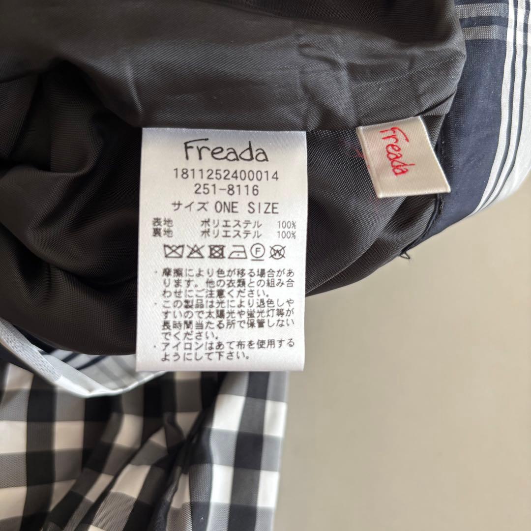 Freadaフリーダ チェックパッチワークフリル フレア ティアードスカート