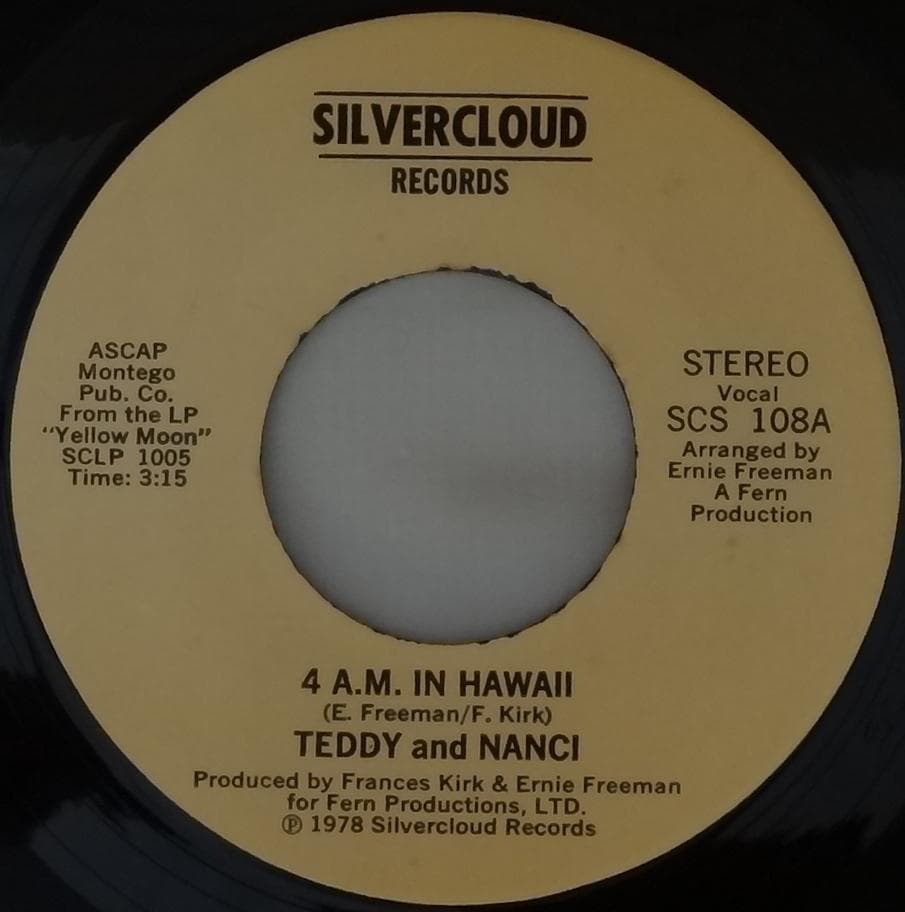 洋楽 4AM In Hawaii / Pictures / Teddy & Nanci