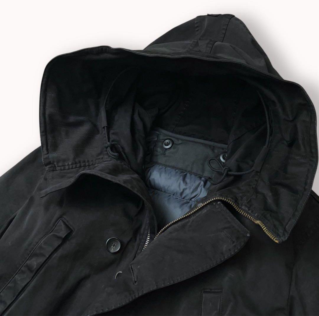 Ten c テンシー Deck Parka 50 黒 ダウンライナー付 OJJ