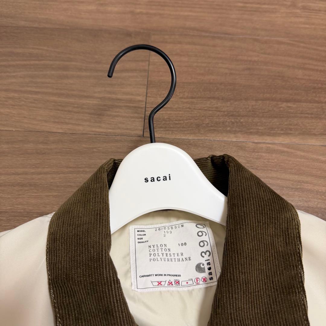 sacai カーハートWIP Nylon Twill Duck Blouson