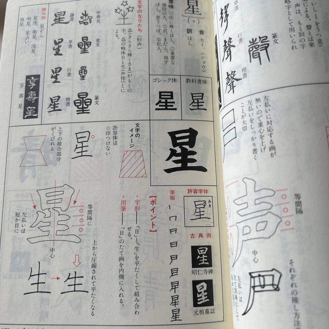 文字の書き方 字典　絶版希少　お習字におすすめ