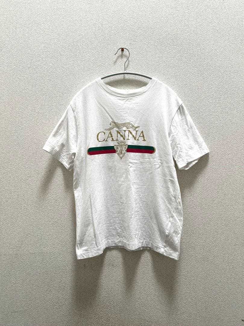 【AMERICANA/アメリカーナ】 CANNA Tシャツ☆ホワイト
