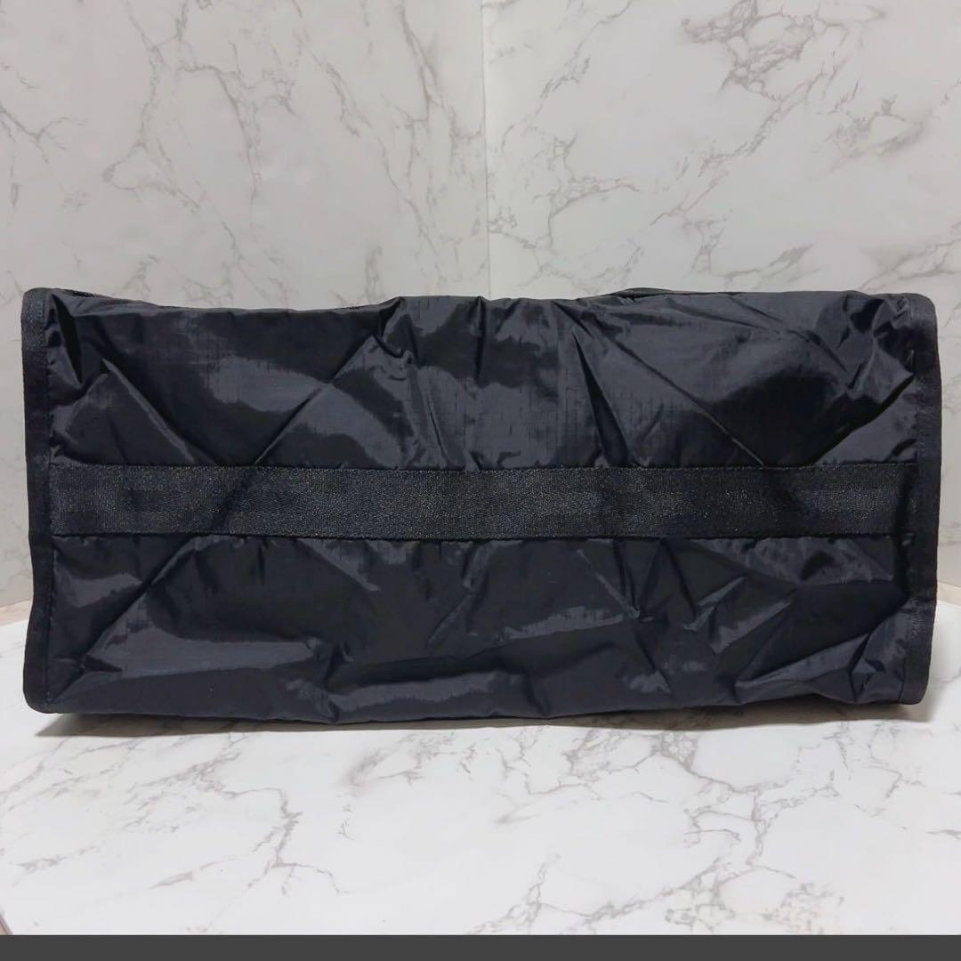【新品 ・軽量・大容量】レスポートサック 黒 ボストンバッグ ショルダー付き