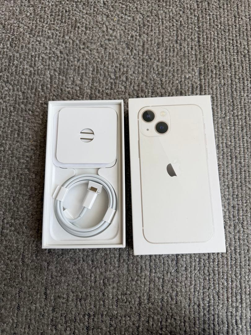 Apple iPhone 13mini ホワイト 本体【箱・付属品付】