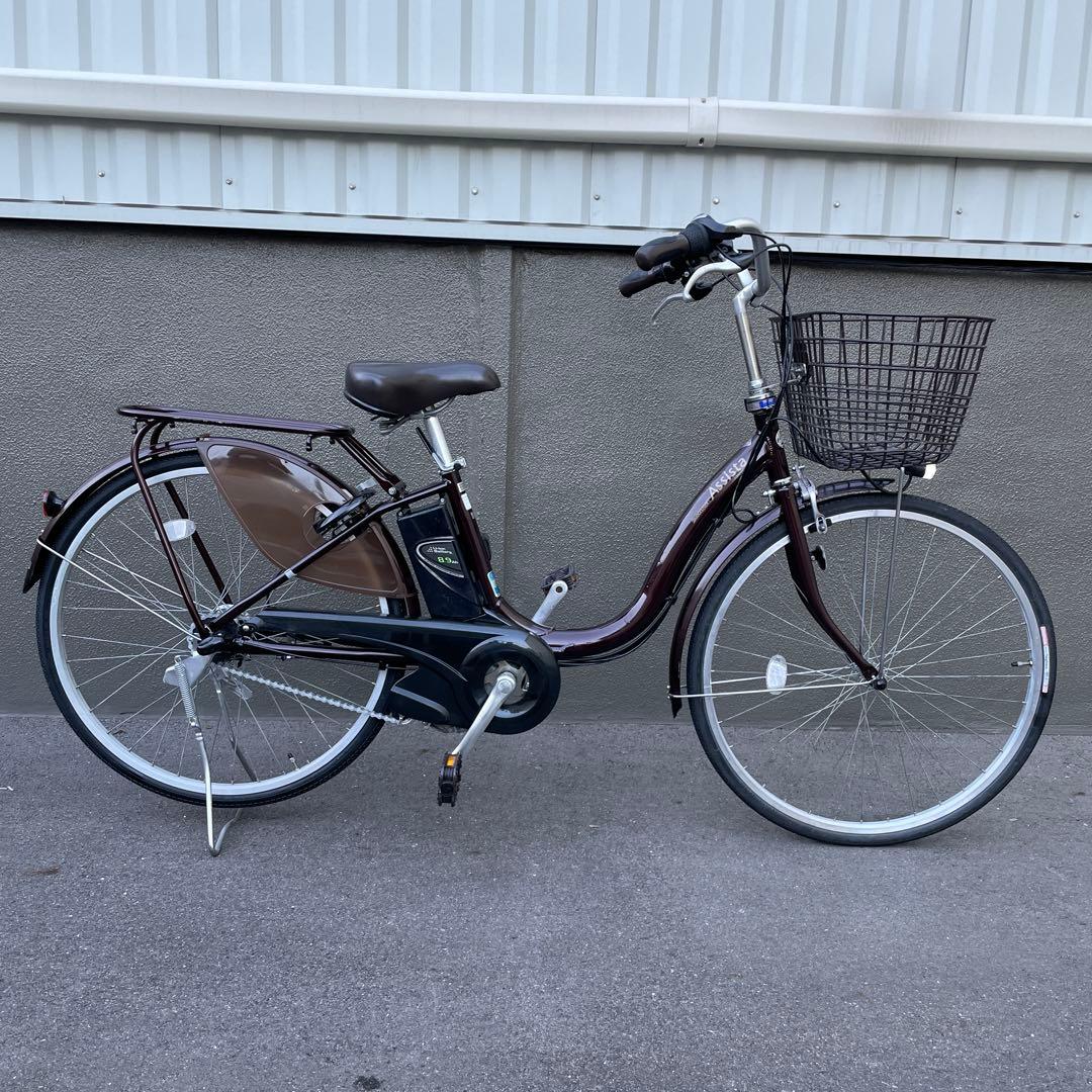 ブリヂストン電動アシスト自転車26インチ ブラウン