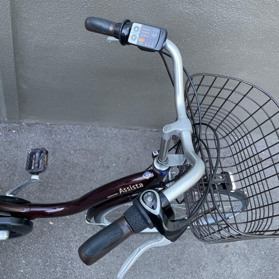ブリヂストン電動アシスト自転車26インチ ブラウン