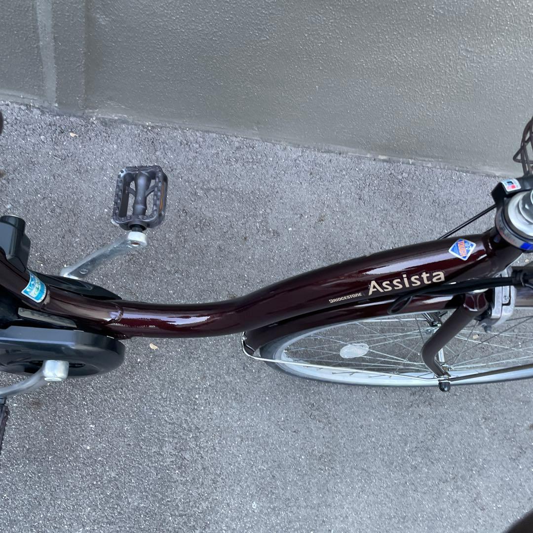 ブリヂストン電動アシスト自転車26インチ ブラウン