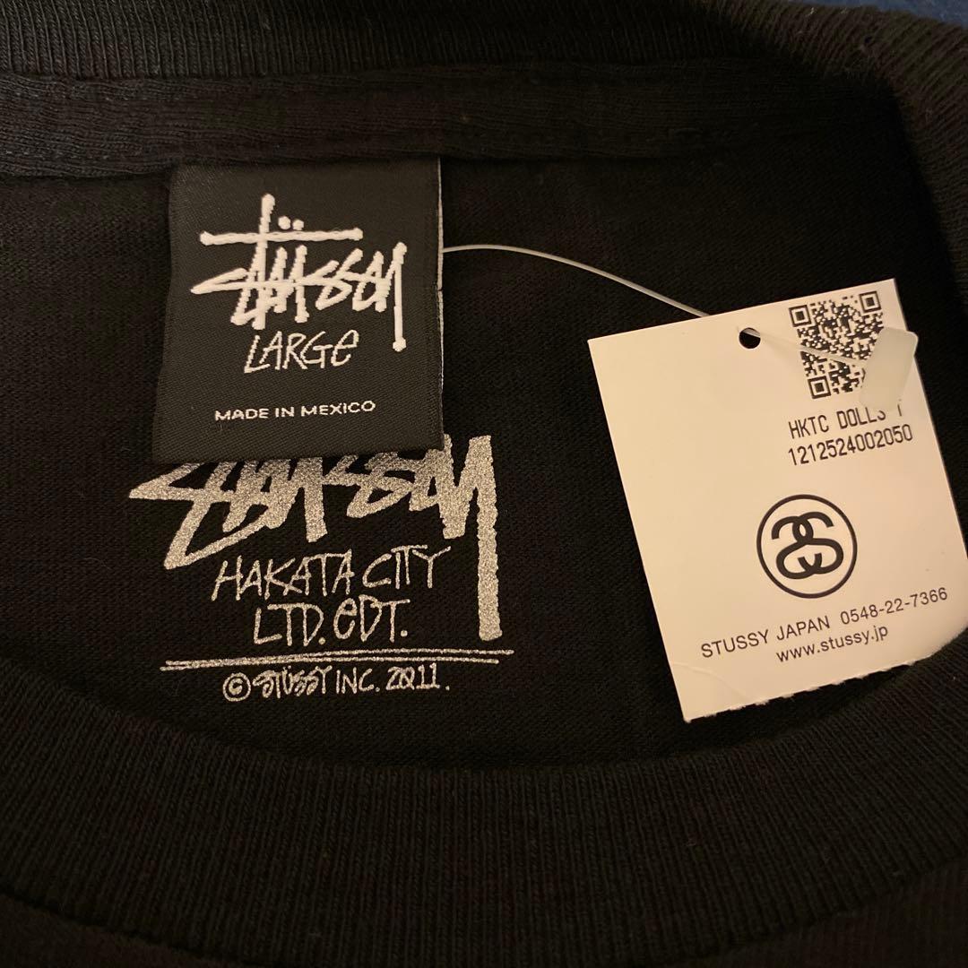 新品未使用　Stüssy 博多人形 グラフィックTシャツ ブラック