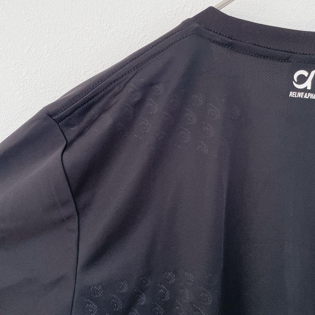リライブシャツ α（アルファ）【M】 メンズ ブラック 半袖 Tシャツ 黒