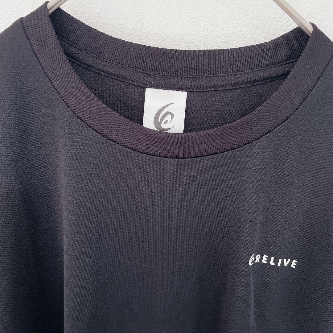 リライブシャツ α（アルファ）【M】 メンズ ブラック 半袖 Tシャツ 黒