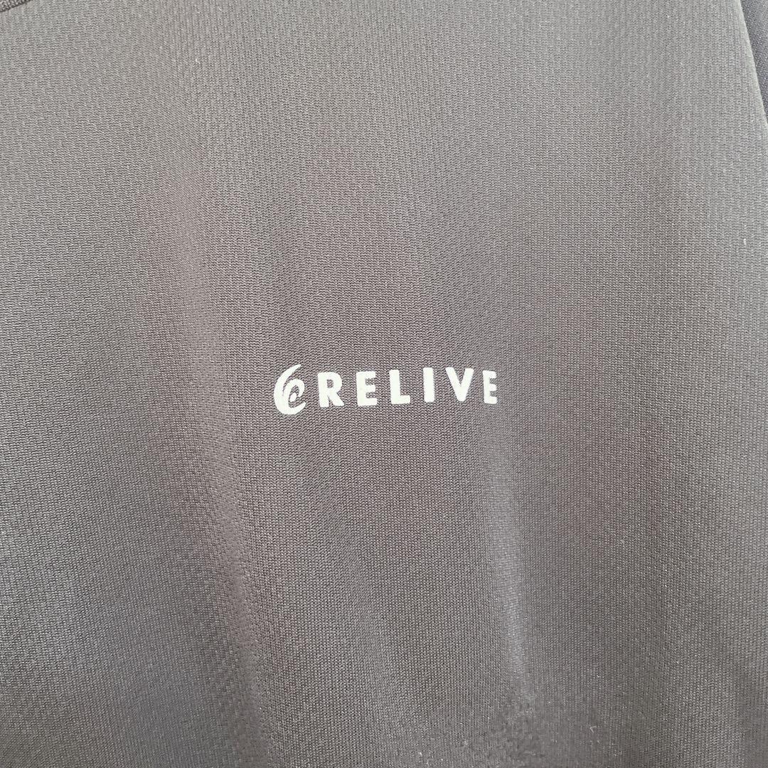 リライブシャツ α（アルファ）【M】 メンズ ブラック 半袖 Tシャツ 黒