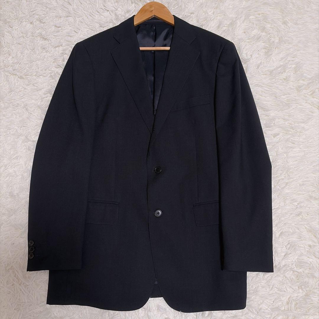 【美品 ウール100%】ジェイプレス テーラードジャケット 背抜き 春夏 A7