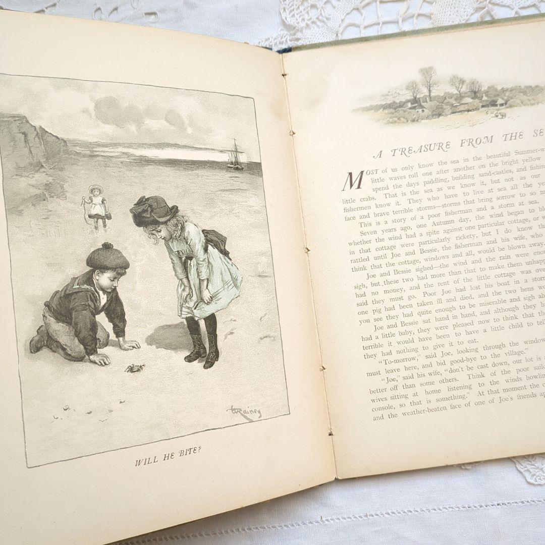 超稀少1891アーネストニスター絵本 初版本 洋書古書 児童書 ヴィクトリアン
