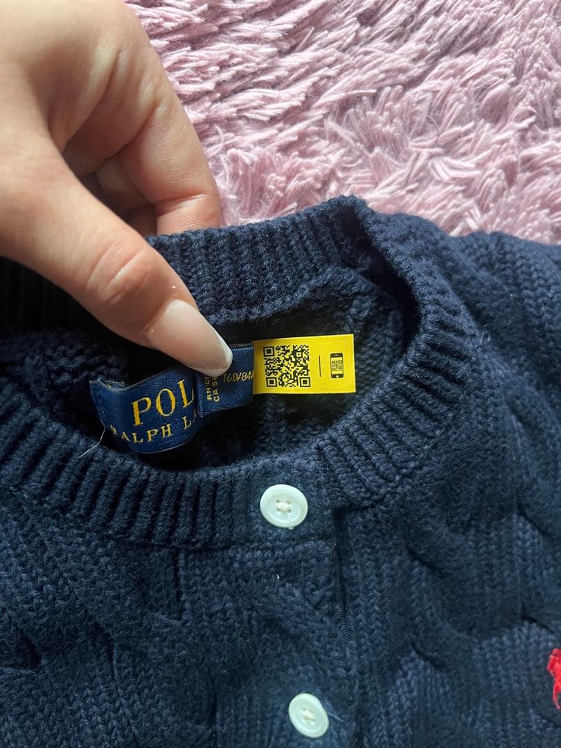 m様♡専用　POLO Ralph Lauren 半袖ニットケーブルカーディガン