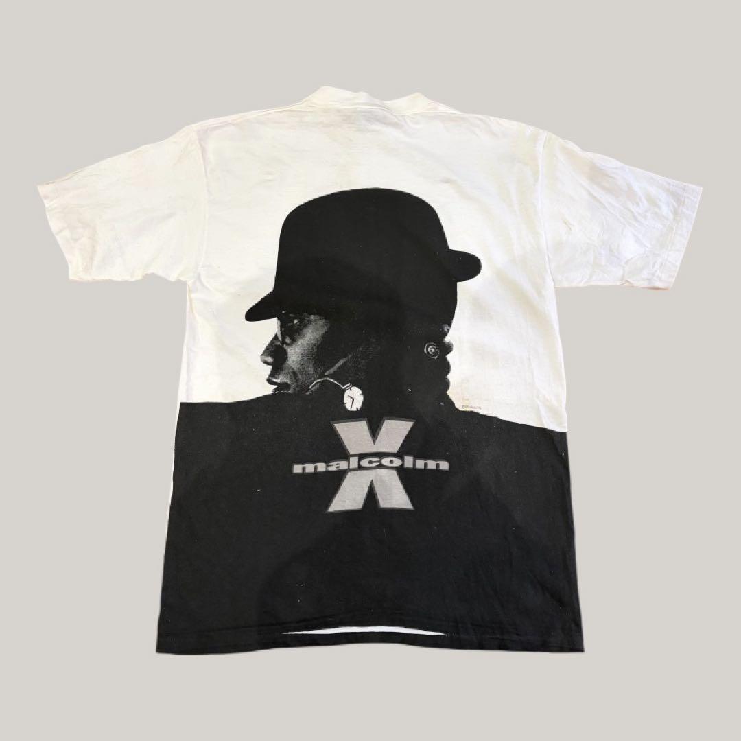 90s オールスポーツ　マルコムX Tシャツ XL