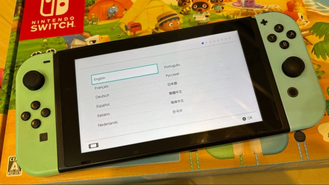 Nintendo switch/あつ森デザイン/本体