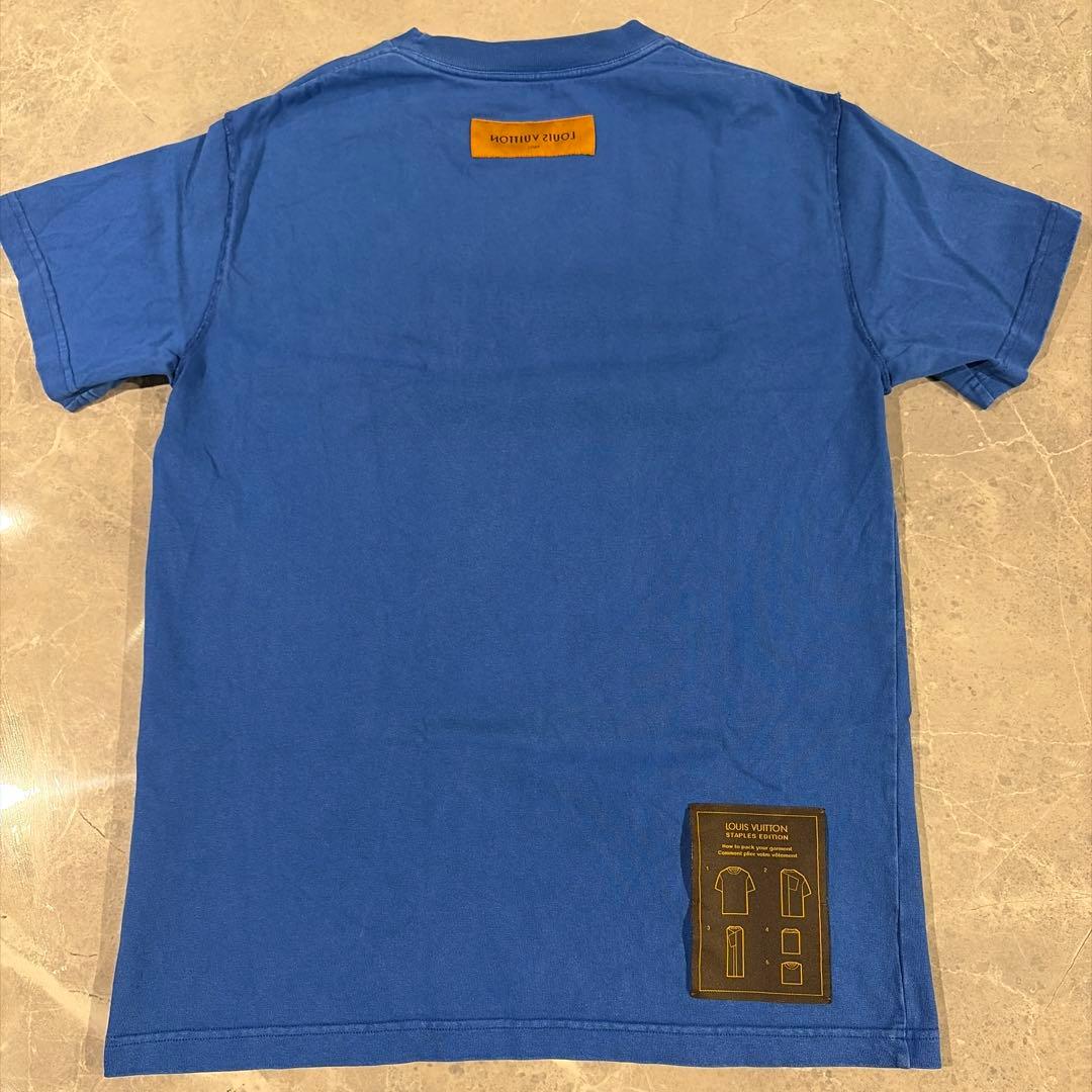 LOUIS VUITTON,ブルー Tシャツ,インサイドアウト