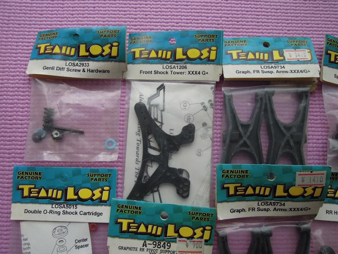 Team Losi XXX XX4パーツ等　チームロッシ　オフロード　4WD