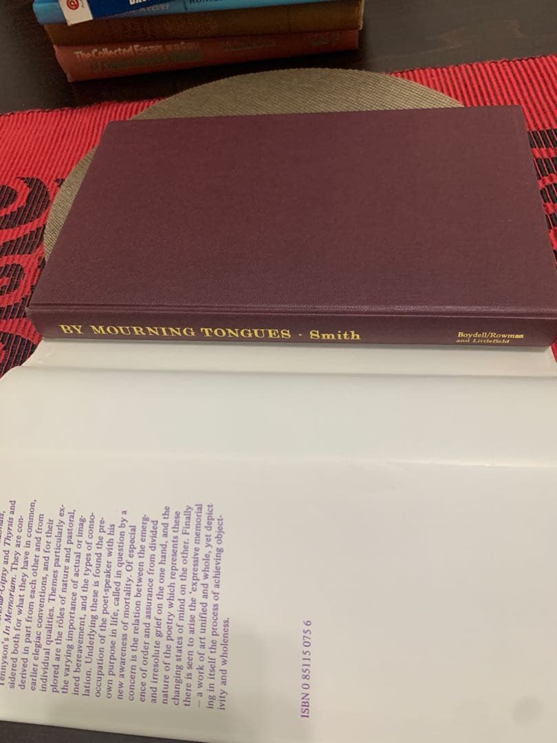 By Mourning Tongues Studies in English…