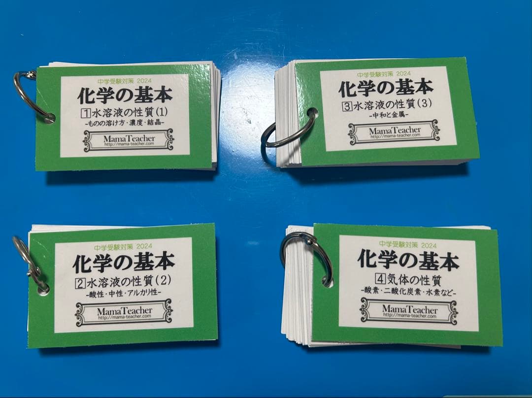 【ここ】生物地学化学の基本　カード　理科　ママティーチャー