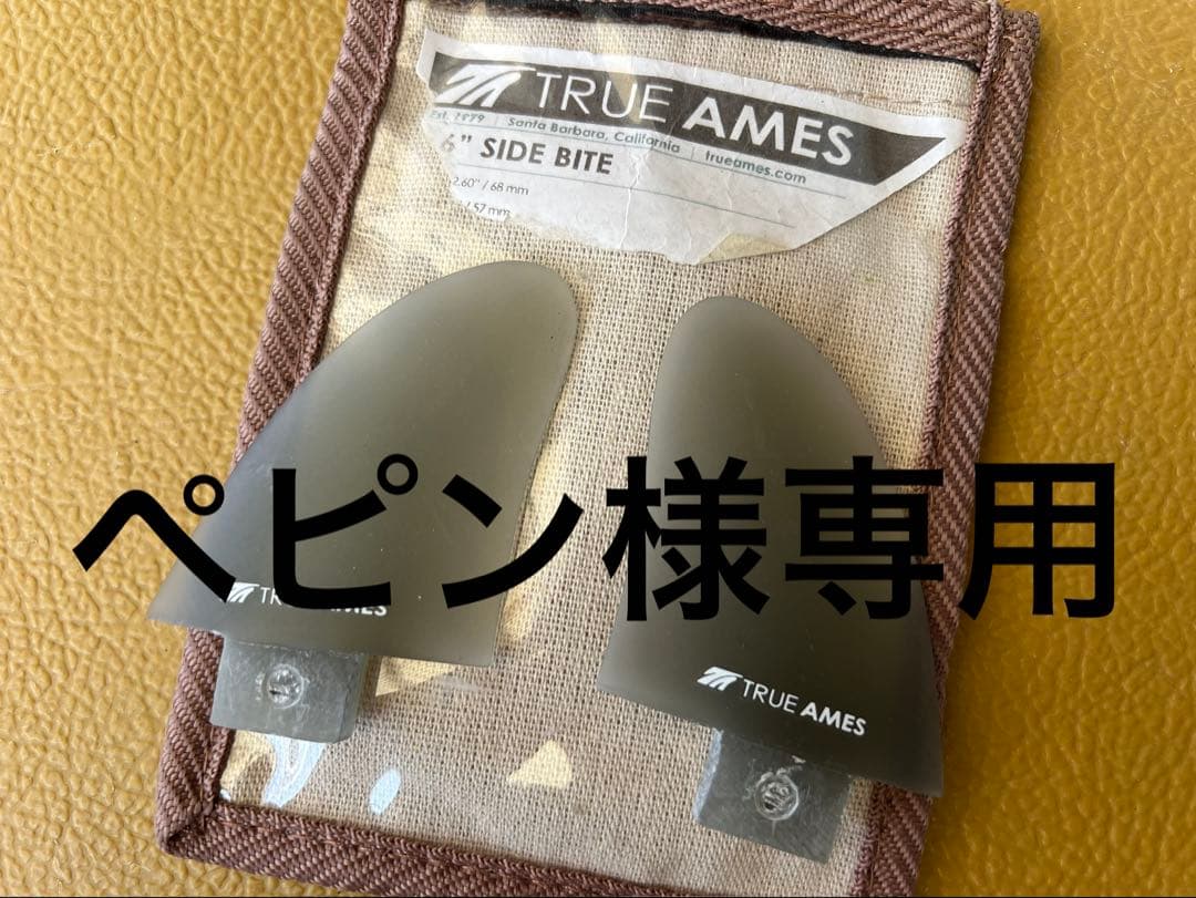 サーフィン・ボディボード TRUE AMES 2.6\" Side Bites single tab FCS