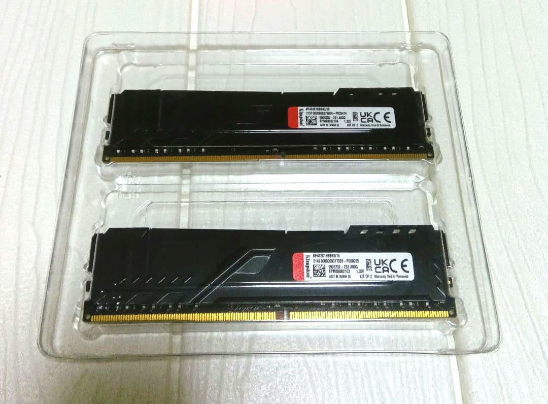 Kingston FURY BEAST DDR4 メモリー 2枚セット　値下げ