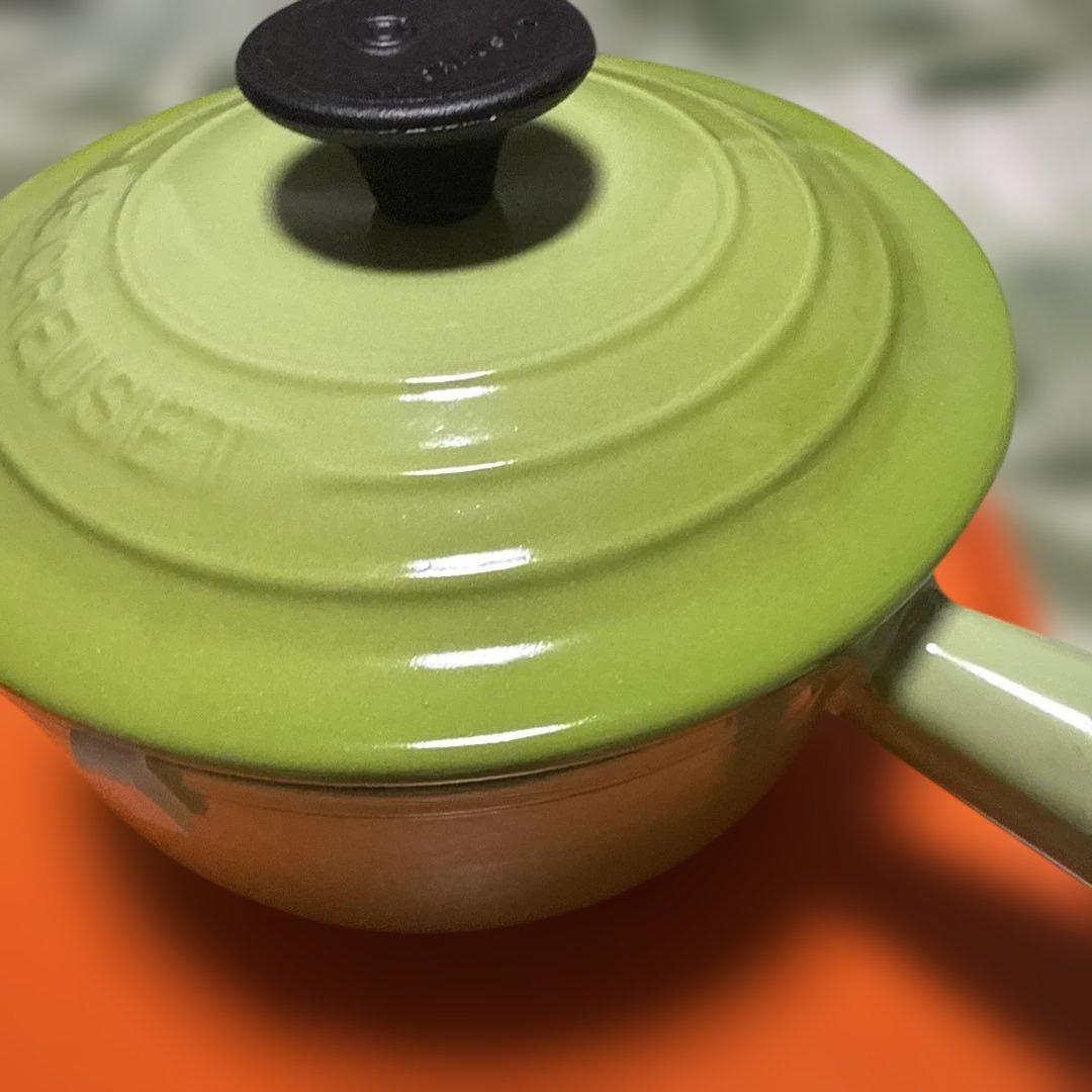 ル・クルーゼ ミルクパン ソースパン 鍋 ライムグリーン 新品未使用