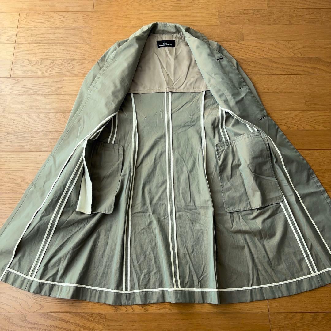 tricot COMME des GARCONS ステンカラーコート 玉虫
