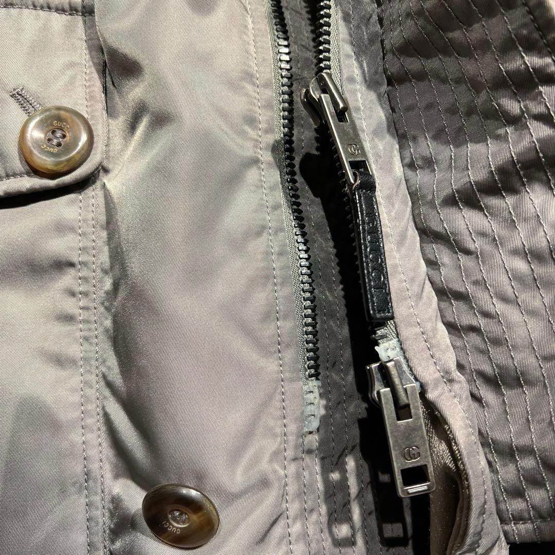 GUCCI グッチN-3B　最高級毛皮ミリタリー モッズコート　コヨーテ　希少