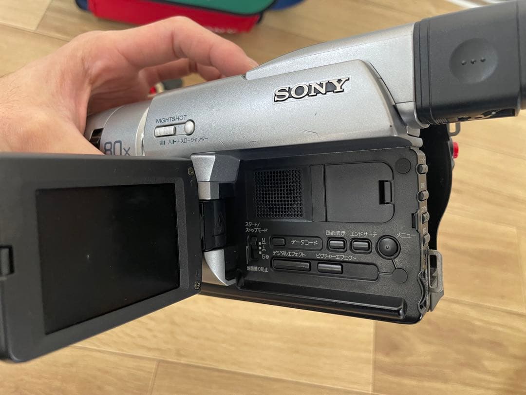 【動作未確認】SONY デジタル8 ビデオカメラ DCR-TRV735K