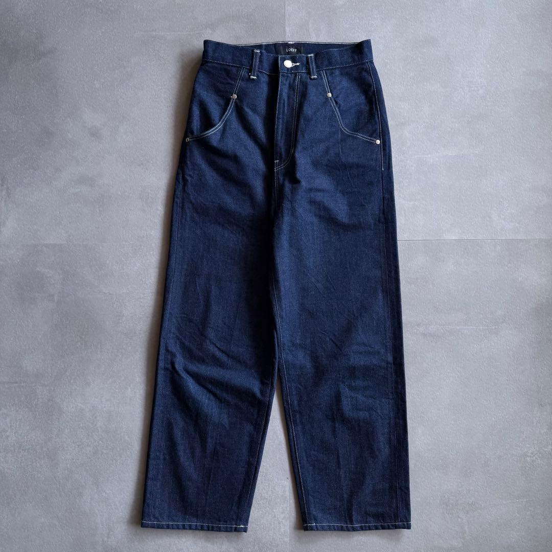 【美品✨】LOEFF 13oz ヤード デニムパンツ RIGID