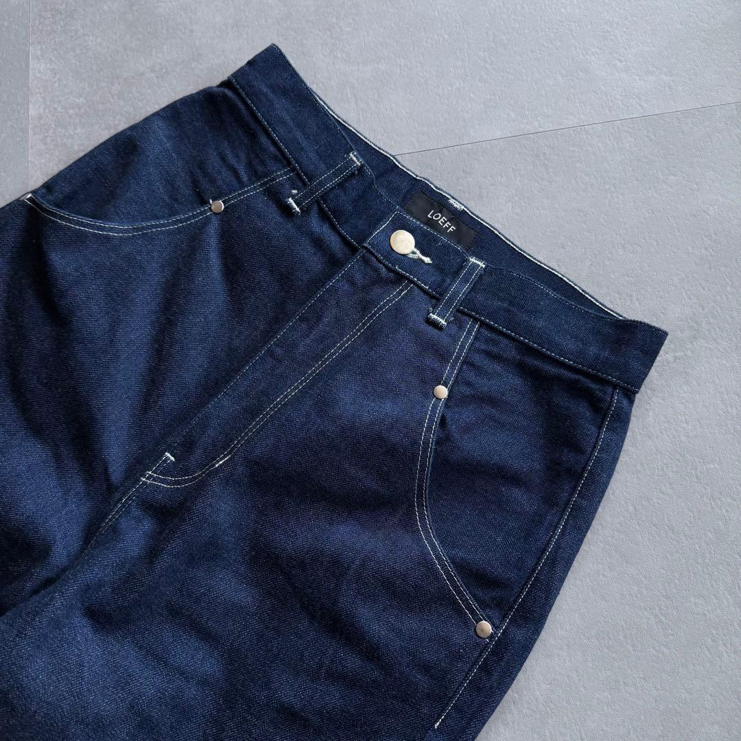 【美品✨】LOEFF 13oz ヤード デニムパンツ RIGID