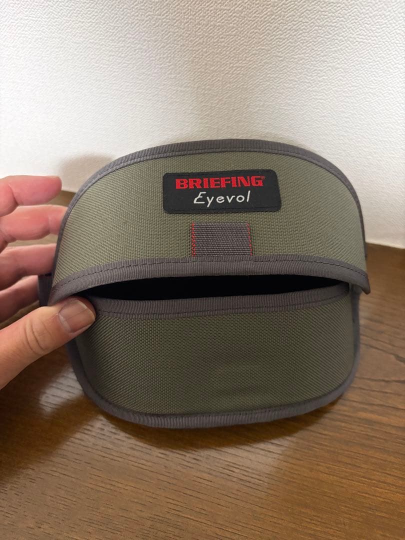 BRIEFING Eyevol サングラスケース カーキ