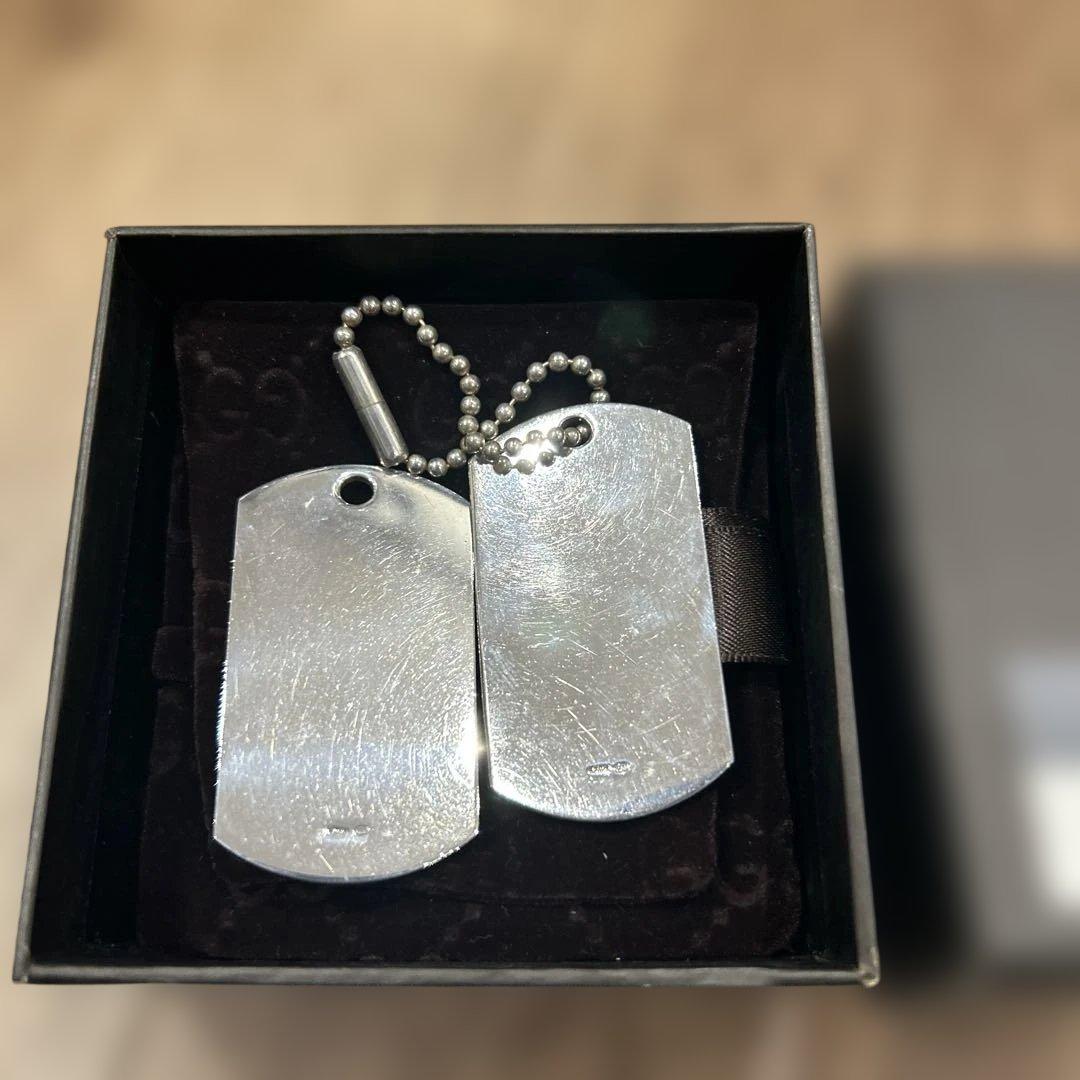 A*c様 GUCCI ドッグタグネックレス シルバー925