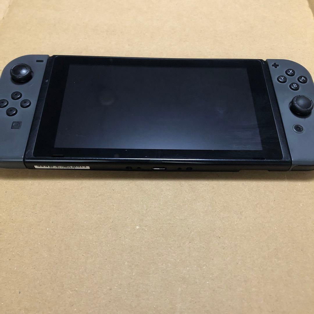 ジャンク品Nintendo Switch グレー 本体 Joy-Con付き
